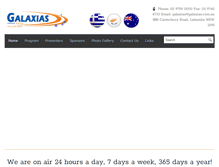 Tablet Screenshot of galaxias.com.au